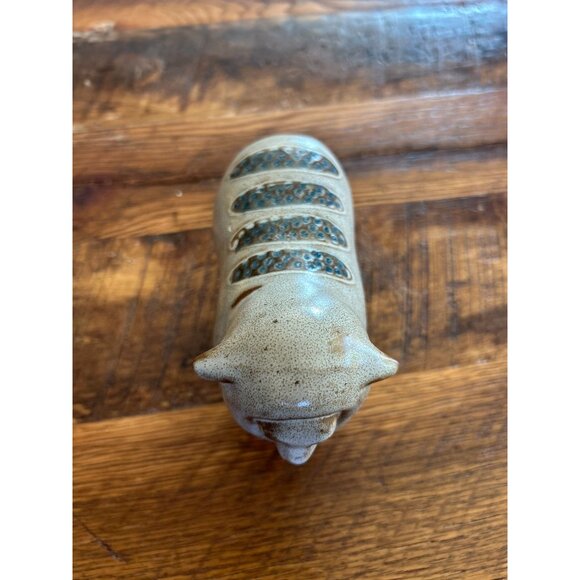 Vintage Pottery Stoneware Sheep Figurine Decorative Collectible - Picture 6 of 9